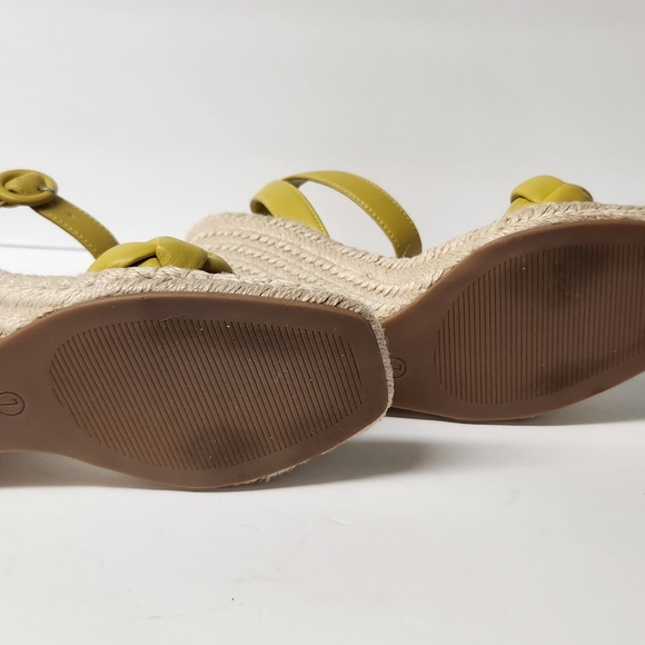 STEVE MADDEN - NOVAH WOMENS FAUX LEATHER SLINGBACK WEDGE SANDALS - Size 7 - Picture 7 of 10